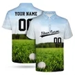 Custom Full Color Dye Sublimation Performance Polo Shirt | https://www.bestnamebadges.com