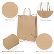 Twisted Handle Kraft Shopper Bag | https://www.bestnamebadges.com
