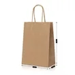 Twisted Handle Kraft Shopper Bag | https://www.bestnamebadges.com