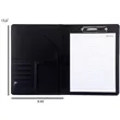 PU Leather Business Files Portfolio Organizer Card Slots | https://www.bestnamebadges.com