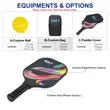 Customizable Pickleball Set | https://www.bestnamebadges.com