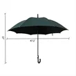 All-Fiber Golf Umbrella With Curved Handle | https://www.bestnamebadges.com