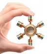 Custom Detachable Hexagonal Rudder Fidget Spinner | https://www.bestnamebadges.com
