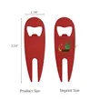 Divot Repair Fixer Bottle Opener | https://www.bestnamebadges.com