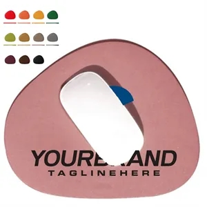 Leather Mouse Pad Small Waterproof Solid Color Simple | https://www.bestnamebadges.com