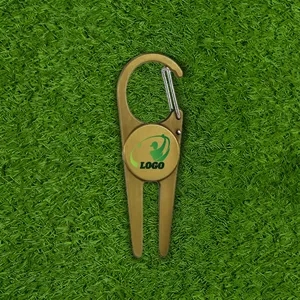 Golf Divot Tool With Clip Hook | https://www.bestnamebadges.com