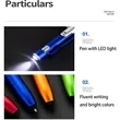 In Stock Multifunction LED Stylus Pen Phone Stand Clip | https://www.bestnamebadges.com