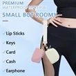 Stylish Compact Adjustable Strap Wristlet Zipper Wallet | https://www.bestnamebadges.com
