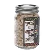 Pint Jar with Rectangle Magnet Pet Fill | https://www.bestnamebadges.com