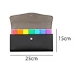 Portable Leather Weekly Pill Organizer Case | https://www.bestnamebadges.com