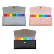 Portable Leather Weekly Pill Organizer Case | https://www.bestnamebadges.com