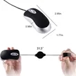 Mini USB Wired Mouse With Retractable Cable For Laptop | https://www.bestnamebadges.com