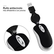 Mini USB Wired Mouse With Retractable Cable For Laptop | https://www.bestnamebadges.com