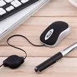 Mini USB Wired Mouse With Retractable Cable For Laptop | https://www.bestnamebadges.com