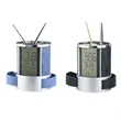 Multifunctional Digital Desk Clock with Display & Pen Holder | https://www.bestnamebadges.com