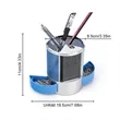 Multifunctional Digital Desk Clock with Display & Pen Holder | https://www.bestnamebadges.com