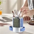 Multifunctional Digital Desk Clock with Display & Pen Holder | https://www.bestnamebadges.com