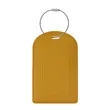 Vegan Leather Luggage Tag With Custom Logo | https://www.bestnamebadges.com