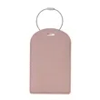 Vegan Leather Luggage Tag With Custom Logo | https://www.bestnamebadges.com