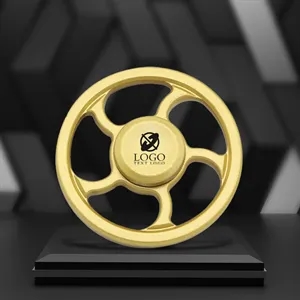 Custom Metal Wheel Fidget Spinner | https://www.bestnamebadges.com