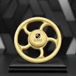 Custom Metal Wheel Fidget Spinner | https://www.bestnamebadges.com