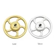 Custom Metal Wheel Fidget Spinner | https://www.bestnamebadges.com