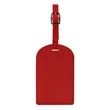 Vegan Leather Luggage Tags With Logo | https://www.bestnamebadges.com