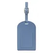 Vegan Leather Luggage Tags With Logo | https://www.bestnamebadges.com