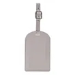 Vegan Leather Luggage Tags With Logo | https://www.bestnamebadges.com