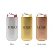 Metallic Beer Bottle Can Cooler | https://www.bestnamebadges.com