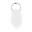 Oval Shape Coin Pouch With Keychain | https://www.bestnamebadges.com