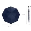 Hiking Umbrella With Ergonomic Handle Customizable Logo | https://www.bestnamebadges.com