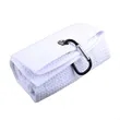 16" x 24" Microfiber Folded Waffle Pattern Golf Towel | https://www.bestnamebadges.com