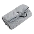 16" x 24" Microfiber Folded Waffle Pattern Golf Towel | https://www.bestnamebadges.com