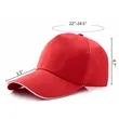 Adjustable 100% Cotton Twill Baseball Golf Cap | https://www.bestnamebadges.com