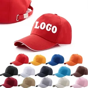 Adjustable 100% Cotton Twill Baseball Golf Cap