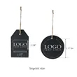 Black Slate Holiday Ornament | https://www.bestnamebadges.com
