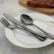 Reusable Stainless Steel Cutlery Set with Zipper Case | https://www.bestnamebadges.com