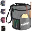 Portable Knitting Storage Bag with Yarn Organizer | https://www.bestnamebadges.com