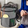 Portable Knitting Storage Bag with Yarn Organizer | https://www.bestnamebadges.com