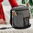 Portable Knitting Storage Bag with Yarn Organizer | https://www.bestnamebadges.com