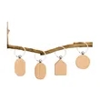 Wood Keychain | https://www.bestnamebadges.com
