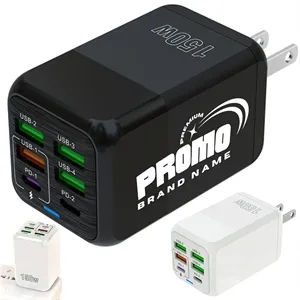 150W 6 Port USB Wall Charger with US Plug