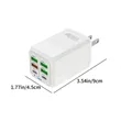 150W 6 Port USB Wall Charger with US Plug | https://www.bestnamebadges.com