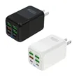 150W 6 Port USB Wall Charger with US Plug | https://www.bestnamebadges.com