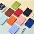 A6 PU Leather Notebook with Elastic Band Closure | https://www.bestnamebadges.com