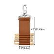 Leather Golf Tee Holder with Carabiner Clip | https://www.bestnamebadges.com