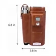 Luxury Leather Cigar Case Customizable Accessories Available | https://www.bestnamebadges.com