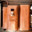 Luxury Leather Cigar Case Customizable Accessories Available | https://www.bestnamebadges.com
