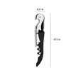 Portable Hinge Wine Bottle Opener With Corkscrew Cutter Tool | https://www.bestnamebadges.com